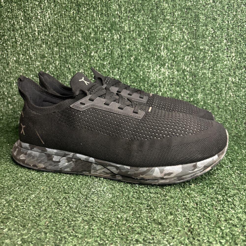Flux Footwear Adapt Runner Black Camo Men Size 11.5 Knit Shoes Athletic Sneakers